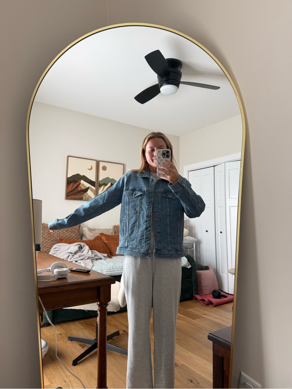 Eddie Bauer Light Blue Denim Jacket